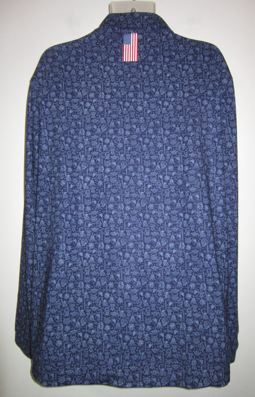 RHOBACK The Washington Performance Q-Zip Quarter Zip Pullover Admiral Navy 3XL gallery