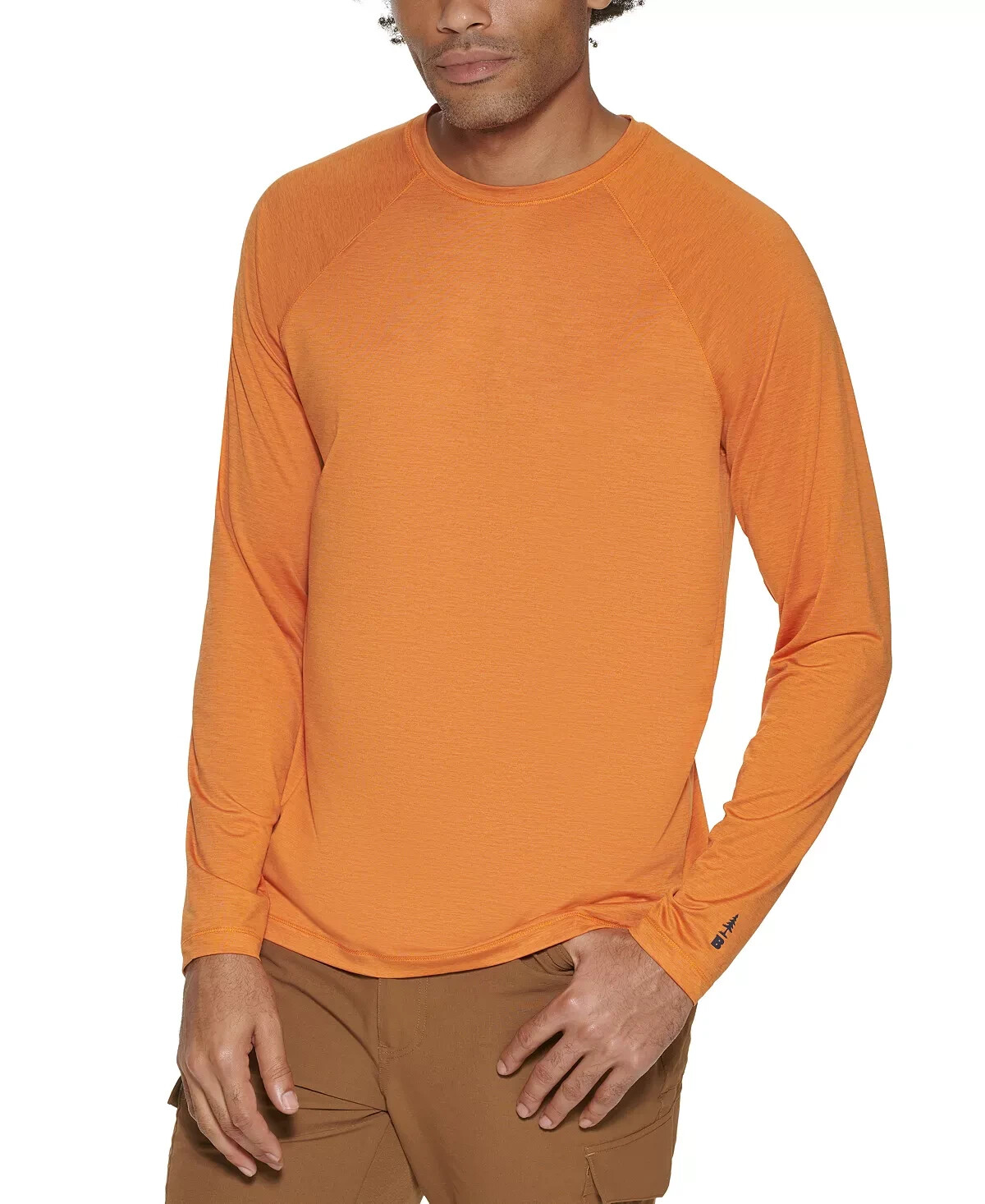 Bass Outdoor Men's Boundary Trek Base Layer Long Sleeve Tee Apricot gallery