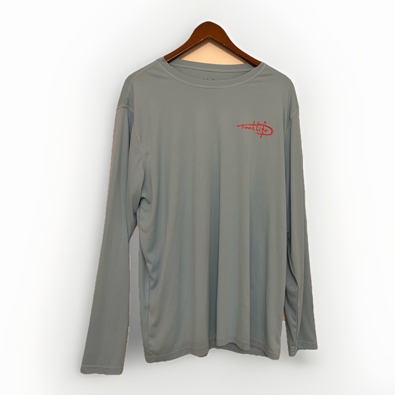 Bundle of 3 Fishing shirts- Reel Life, Magellan, Huk Size L (1) and XL (2) gallery