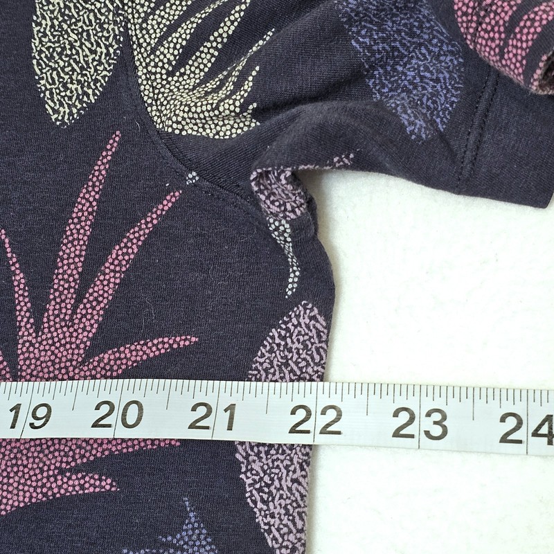 FABLETICS 24-7 Floral Leaf Pattern Navy Short Sleeve Polo Shirt - Men's LARGE L gallery