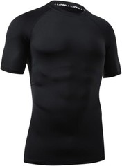 Men Short Sleeve UPF 50+ Base layer Skins Compression Rash Guard XLarge 0329LAF