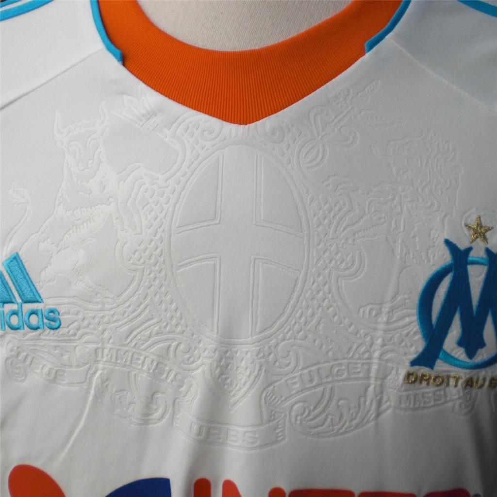 Adidas OLYMPIQUE MARSEILLE Olympic France Football Soccer jersey Shirt Sz M NWT gallery