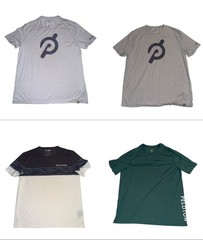 Fourlaps x Peloton Shirt Men Sz L/XL Performance Activewear Gym 4 Pc Lot!