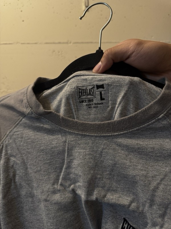Everlast Athletic Muscle T-shirt Grey Size Large gallery
