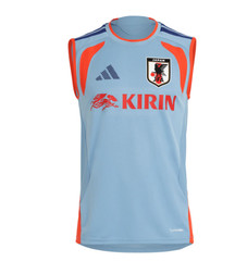 adidas Japan National Football 2026 PRO Sleeveless Jersey Blue KL1704 Size S-2XL