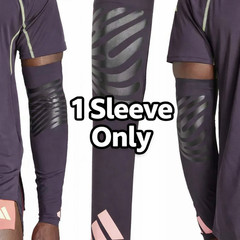 Adidas Adizero RHEON Pro Elite Arm Sleeve Size Large Purple Pink Running