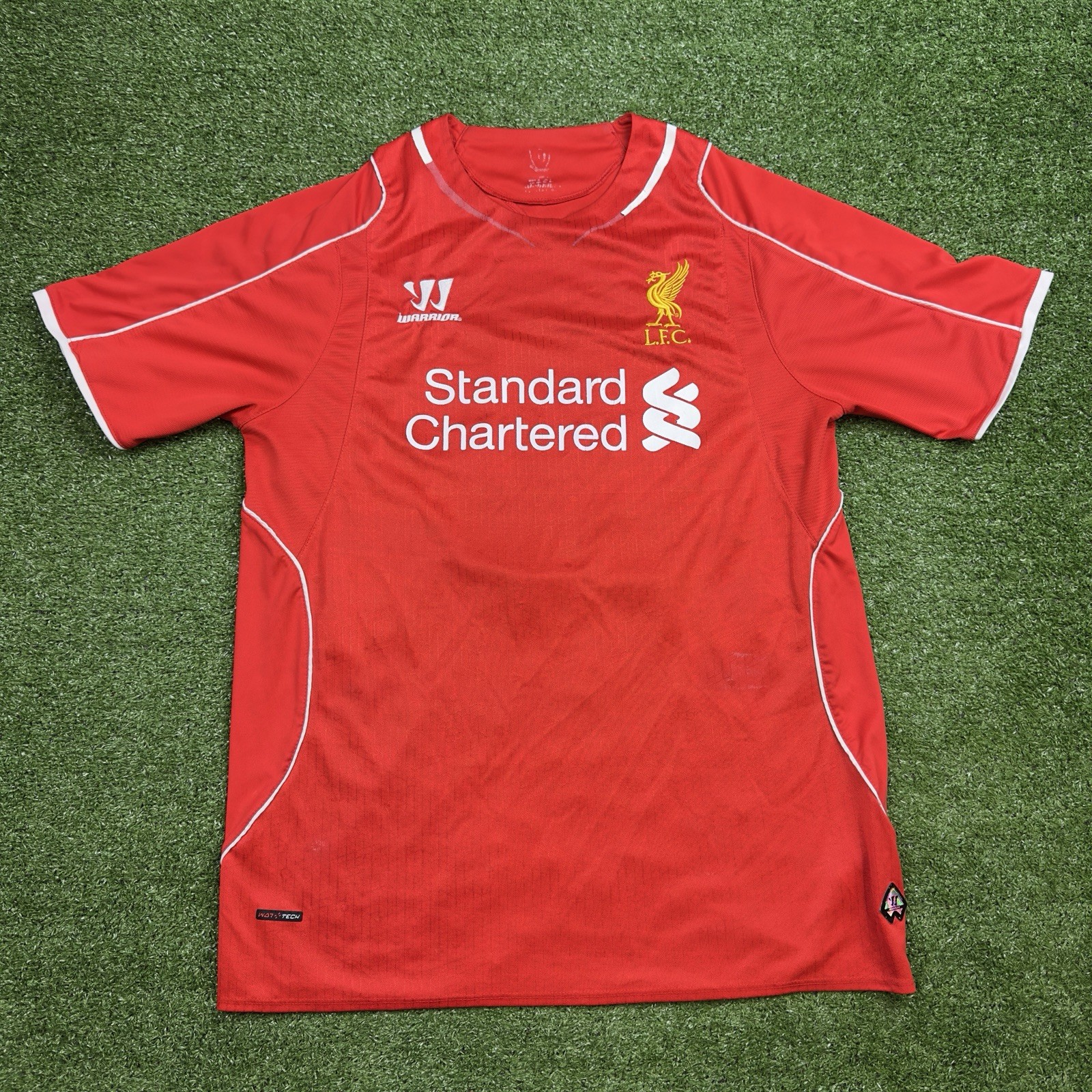 Liverpool Warrior 2014-2015 Home Daniel Sturridge Football Jersey Mens Medium gallery
