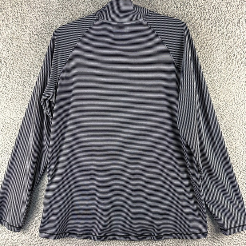 Under Armour Watauga Pullover Mens Large Gray Stripe Heatgear Outdoor Athletic gallery