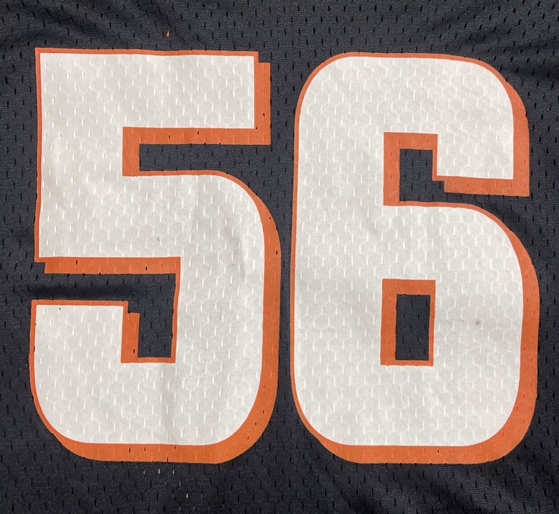 Jagermeister #56 Alcohol Black Orange Football Mesh Jersey ADULT LARGE L gallery