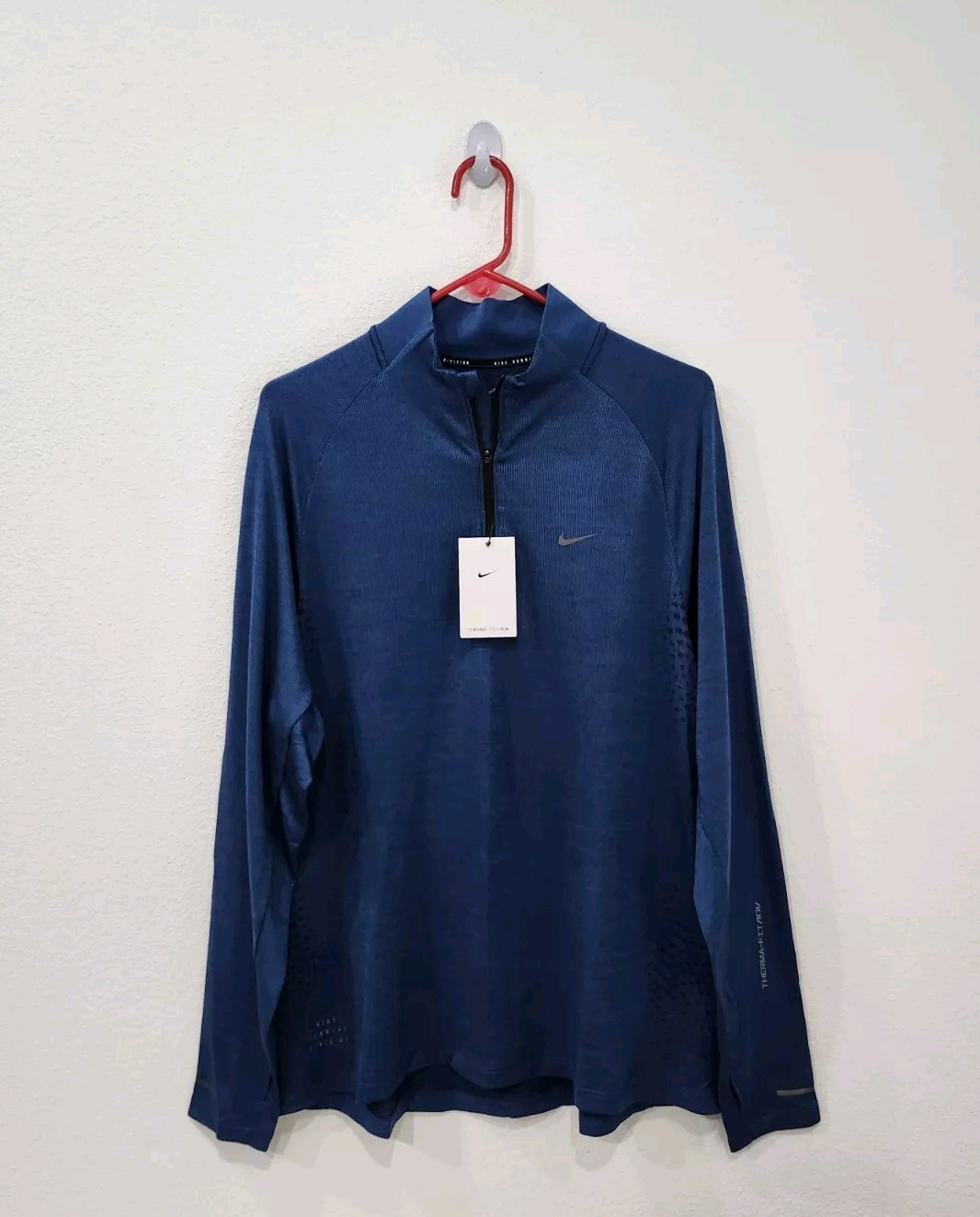 Nike Running Division Men's Therma-Fit ADV Top FN3373-476 Blue Fitted Size XL NW gallery