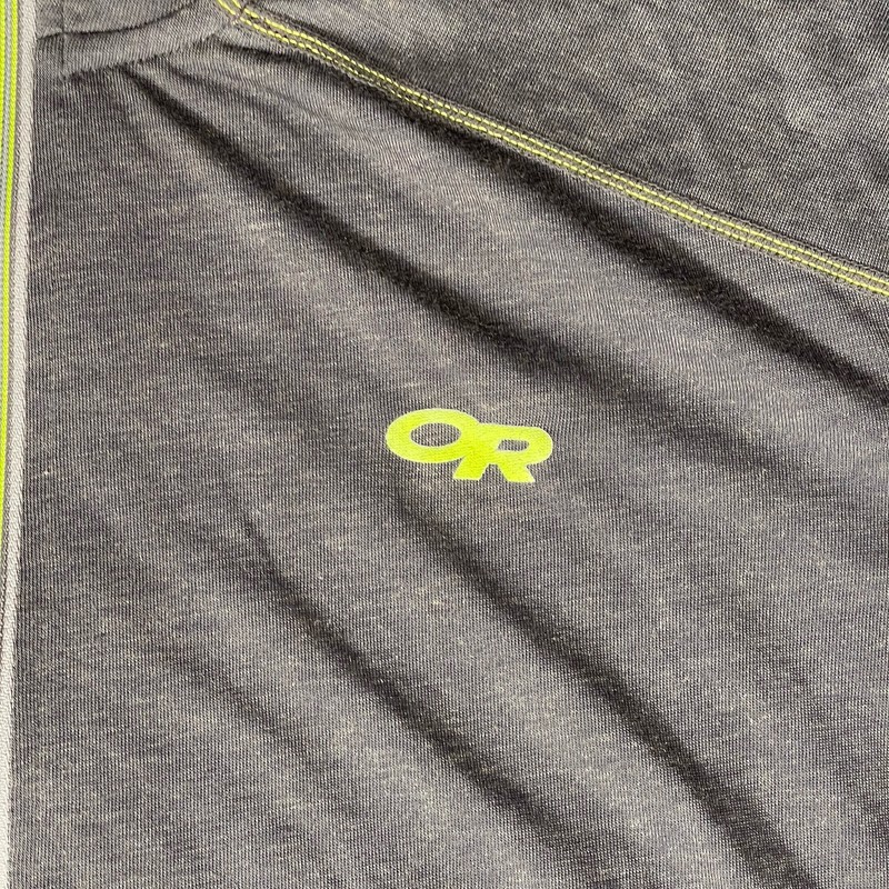 Men's Sequence Long Sleeve Zip Top Camping Hiking Base Layer Wool Size XL gallery
