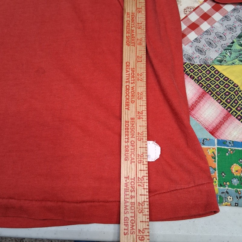 Vintage 70s 80s Blank Football Jersey Size Large Youth XL Mesh Yoke V Neck gallery