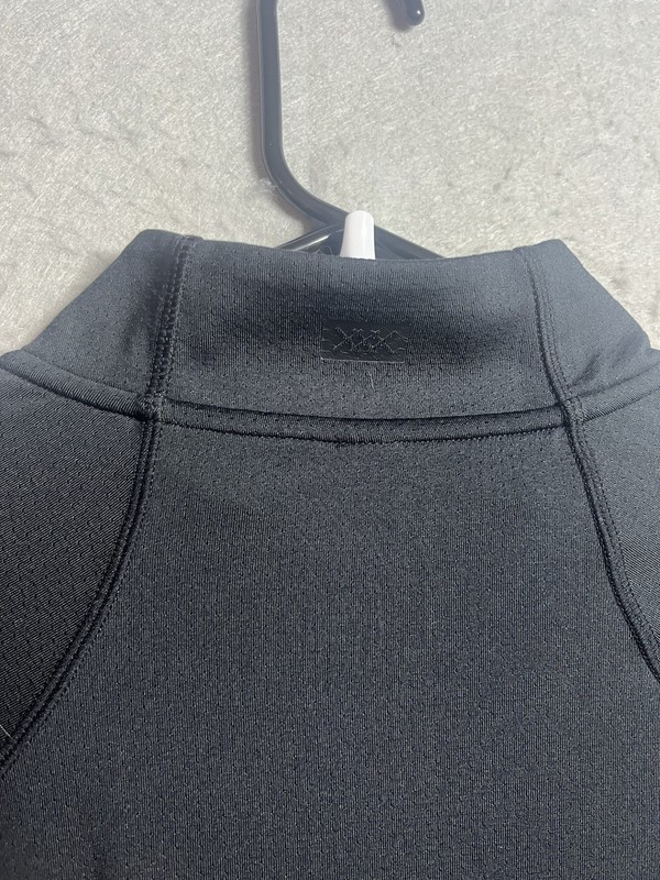 Rhone Pullover Mens M Session 1/4 Zip Black Lightweight Gym Workout Stretch gallery