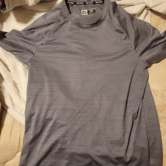 RBX X-Train Performance T-Shirt Medium Short Sleeve Gray Crew Neck Polyester