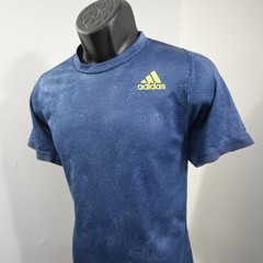 Adidas Freelift Tee Mens Medium Blue Primeblue Activewear Short Sleeve Running