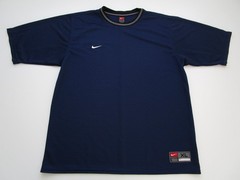 Mens XL Nike Team Shirt SS VTG Y2k navy blue crewneck athletic soccer