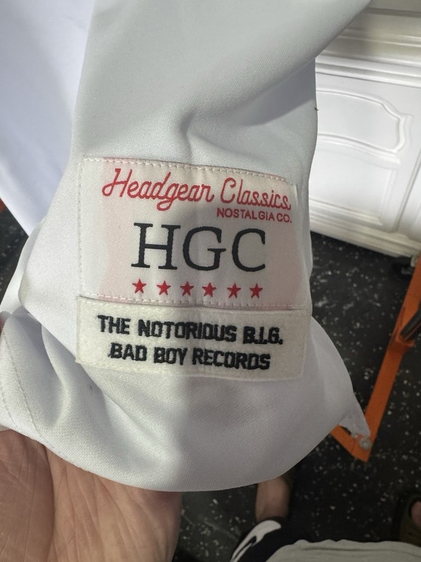The Notorious B.I.G. Headgear Classics Jersey Bad Boy Records Men’s Large NEW gallery