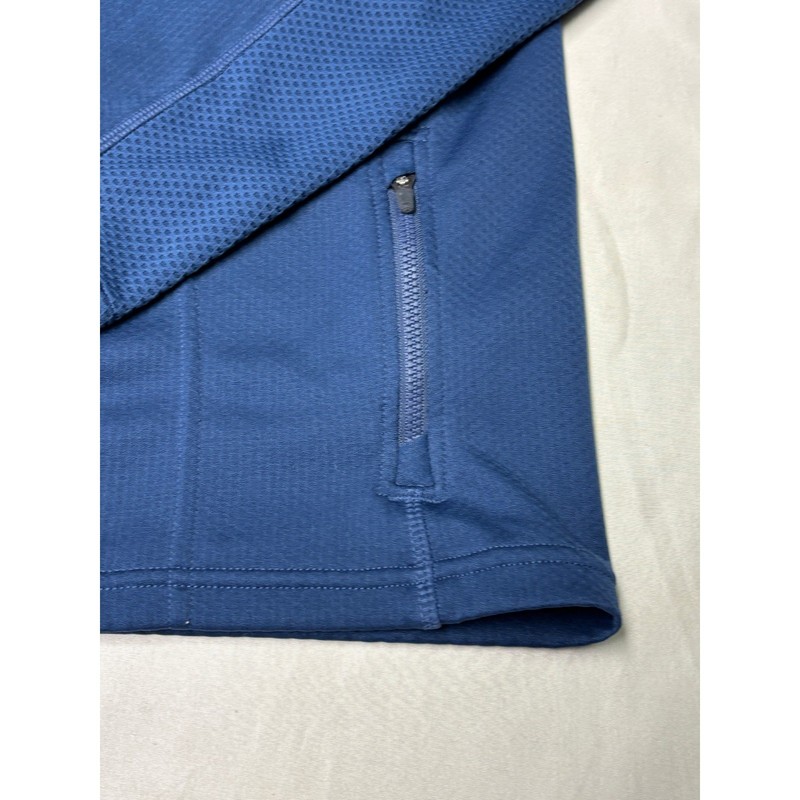 Nike Dri Fit Live Strong Quarter Zip Pullover Sweatshirt XL Navy Yellow Athletic gallery