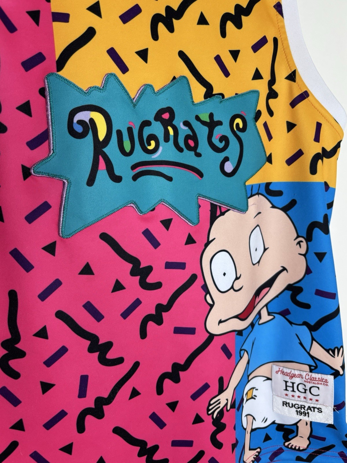 Y2K Rugrats Nickelodeon L Headgear Classics Tommy Pickles Basketball Jersey gallery