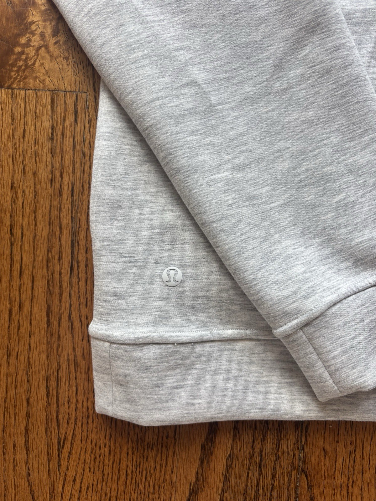 Lululemon Men's Quarter Zip Pullover Size Large Heather Gray Performance Stretch gallery