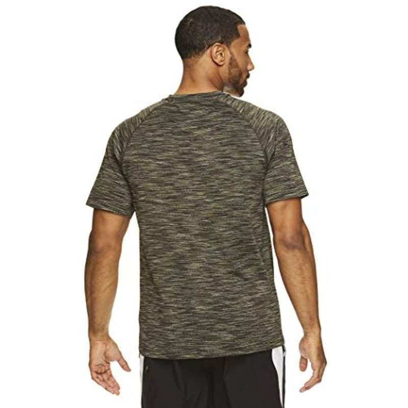Reebok Men's Supersonic Crewneck Performance T-Shirt , Push Press Rosin, Small gallery