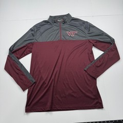 Virginia Tech Hokies Pullover Mens XL Colosseum Athletics Long Sleeve VT Shirt