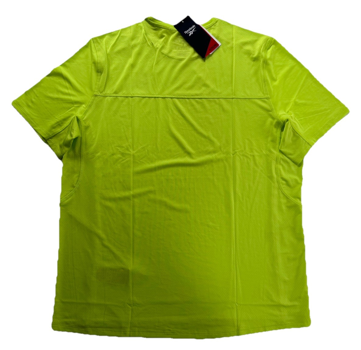 Reebok Men's ACTIVChill Vented Training Tee High Visibility Solid Laser Lime L gallery