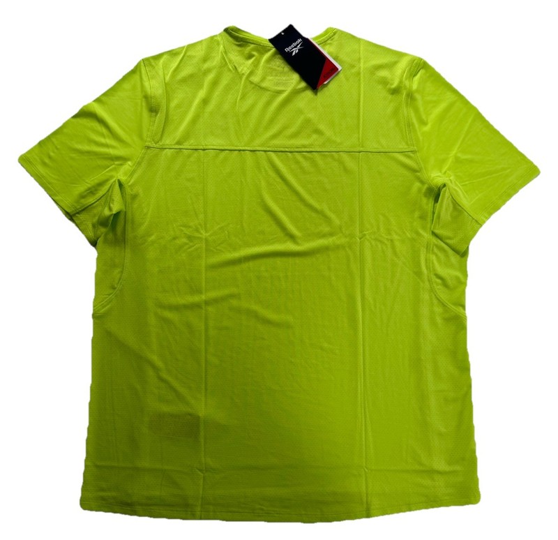 Reebok Men's ACTIVChill Vented Training Tee High Visibility Solid Laser Lime L gallery