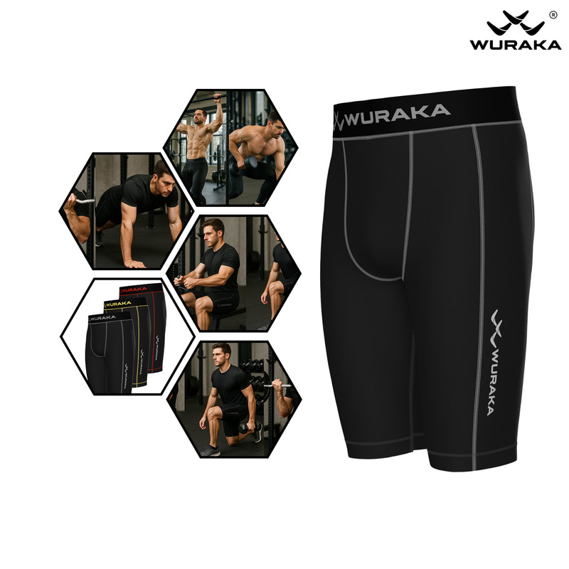 Mens Compression Armor Base layer Under Armor Half Sleeve Shirt & Fitness Shorts gallery