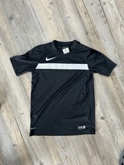 Nike Dri-FIT Youth Small Black Soccer Training Jersey Shirt Athletic Top S