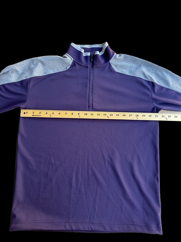 Ping Men's 1/4 Zip Sensor Warm Pullover Sweatshirt Golf Sz M Eggplant gallery
