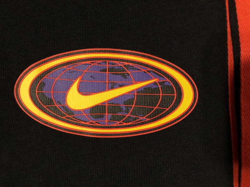 New M Nike Americana Flames Baseball Jersey Button Up Shirt Black DV9642-010 gallery