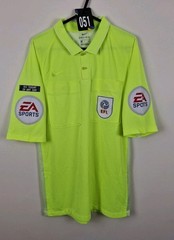 NIKE Offical Referee Shirt Men S Rare Colour Yellow & White Ea Sports Badges