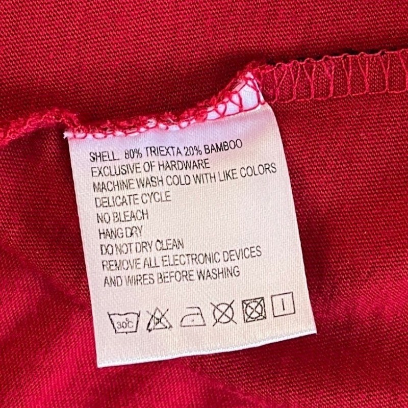 Scottevest SeV SJ QZIP Mens Large Red Bamboo Blend Quarter Zip Travel Pullover gallery