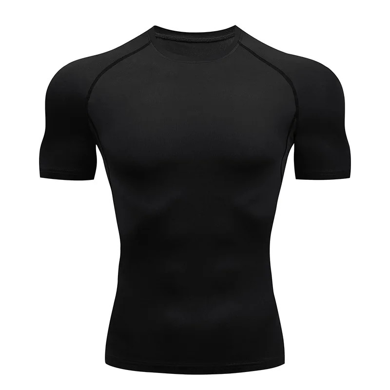 Men's Running Compression Shirts Short Sleeve Sport Gym Tees Fitness Quick... gallery