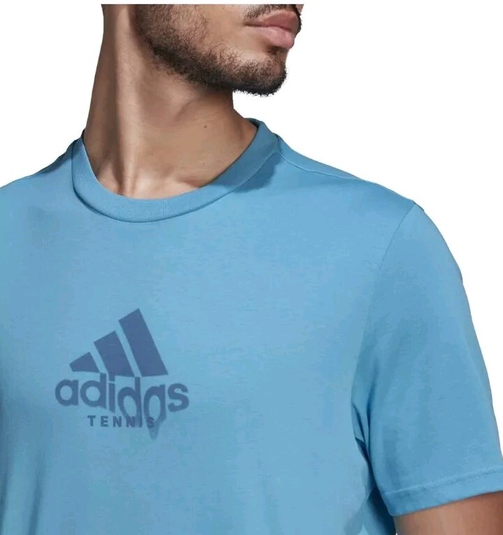 Mens Adidas Game Set Match Tennis T-Shirt Size Small gallery