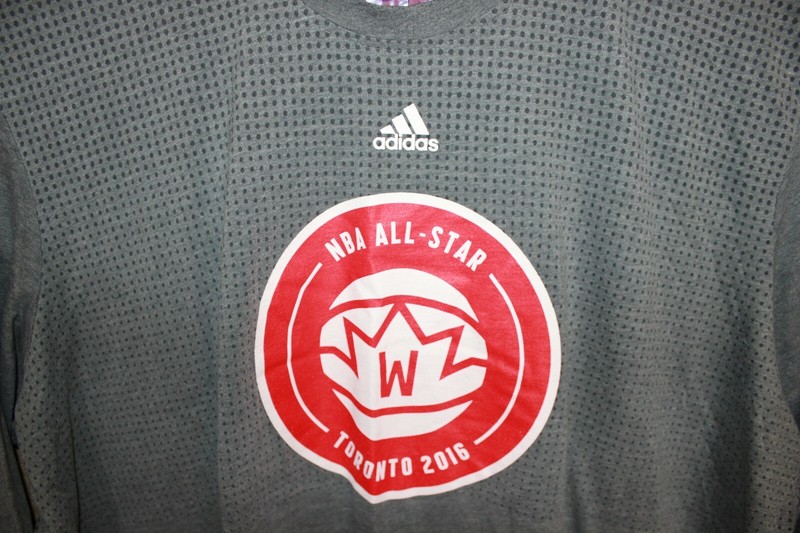 Adidas NBA All-Star Toronto 2016 Men's 3XL Aeroknit Climacool Grey Long Sleeve gallery