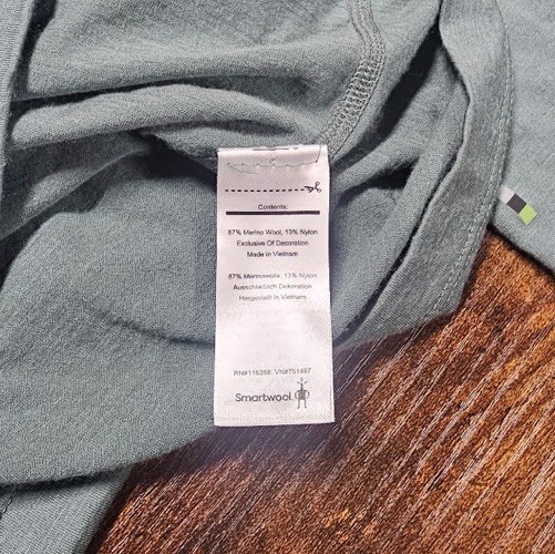 Smartwool Men's Merino 150 1/4 Zip Pullover Mid-Weight Gray Pullover Size Medium gallery