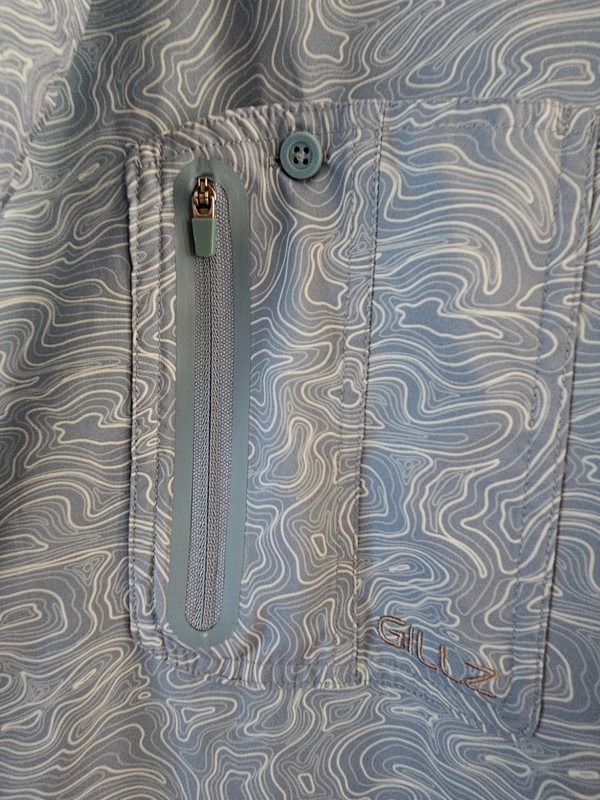 Gillz men's size 2XL fisherman shirt with zip.pocket short sleeves gallery