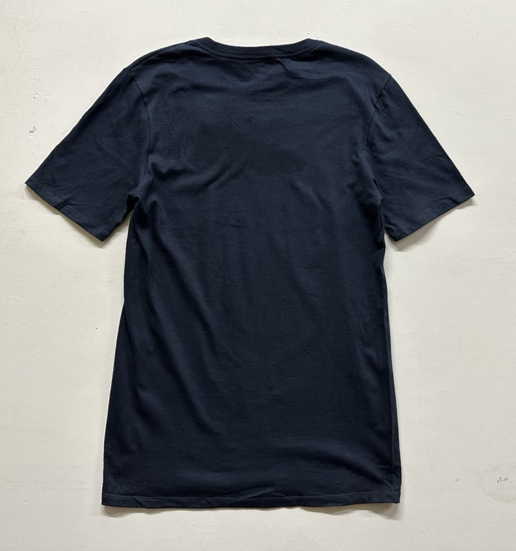 The Nike Tee Just Do It men size S short sleeve crew neck navy Athletic T Shirt gallery