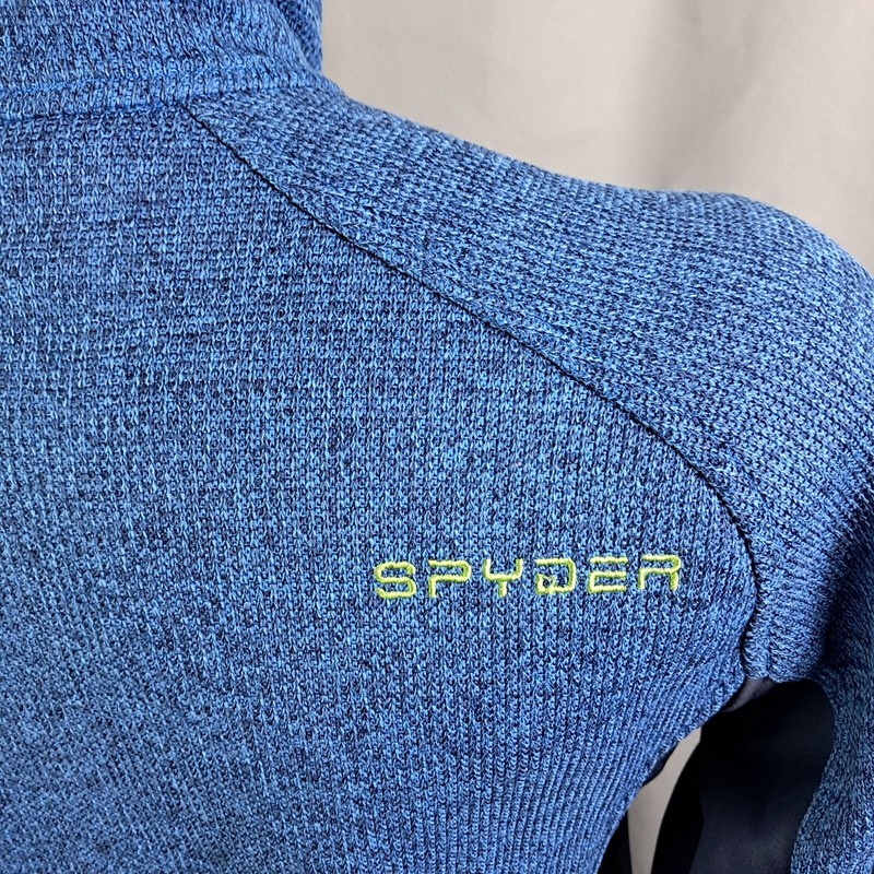 Spyder Performance Sweater Size Medium Men Blue Outbound Stryke 1/2 Zip Pullover gallery