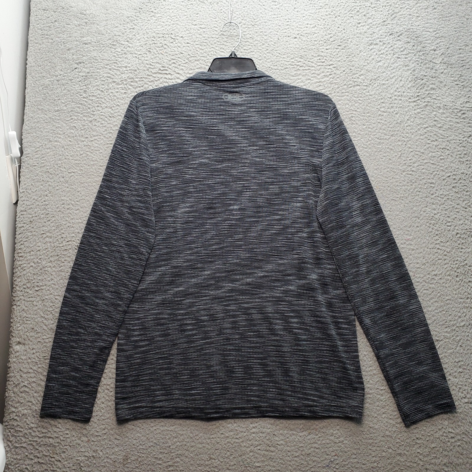 Under Armour Golf Performance Activewear Shirt Mens Large Gray Mock Neck 1/4 Zip gallery