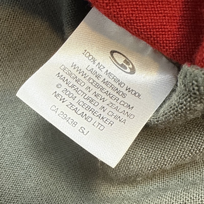 Icebreaker Bodyfit 260 Merino Wool Pullover Shirt Mens M Quarter Zip Base Layer gallery