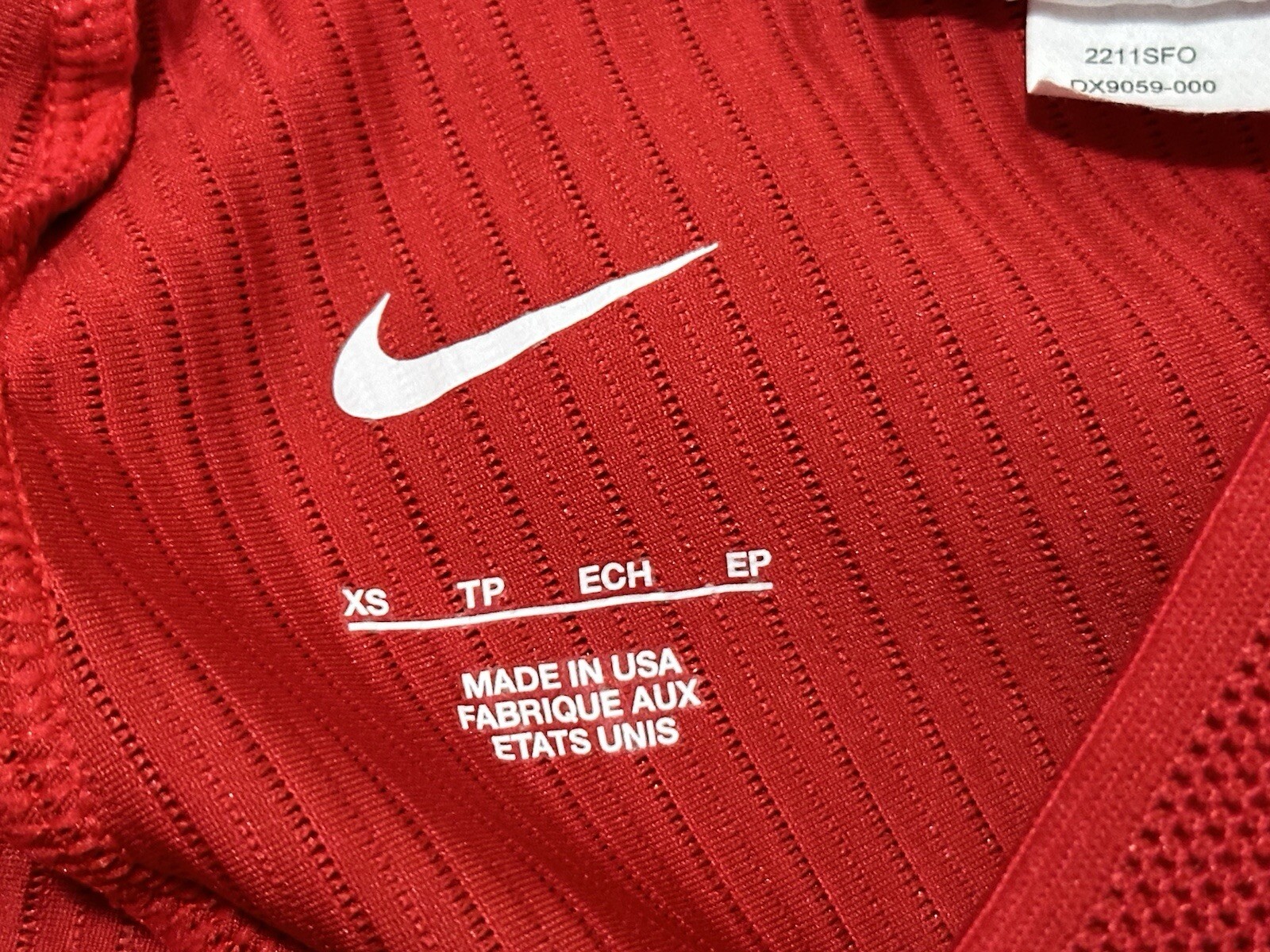 NIKE PRO ELITE 2023 FULL TIGHTS RED DX9059-000 TRACK & FIELD RUNNING SIZE XS gallery