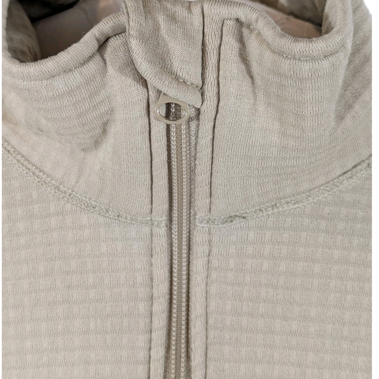 GEN III ECWCS Thermal US Army Fleece Mens XL Beige Polartec 1/4 Zip Pullover gallery