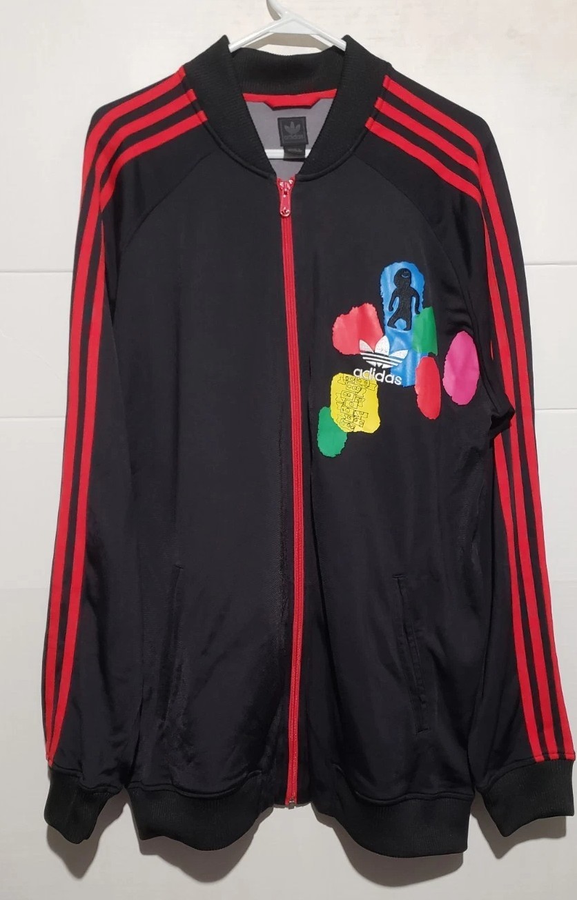 Adidas 2009 Rasta Mark Gonzalez Collaboration Limited Mens jacket 2XL/2TG gallery