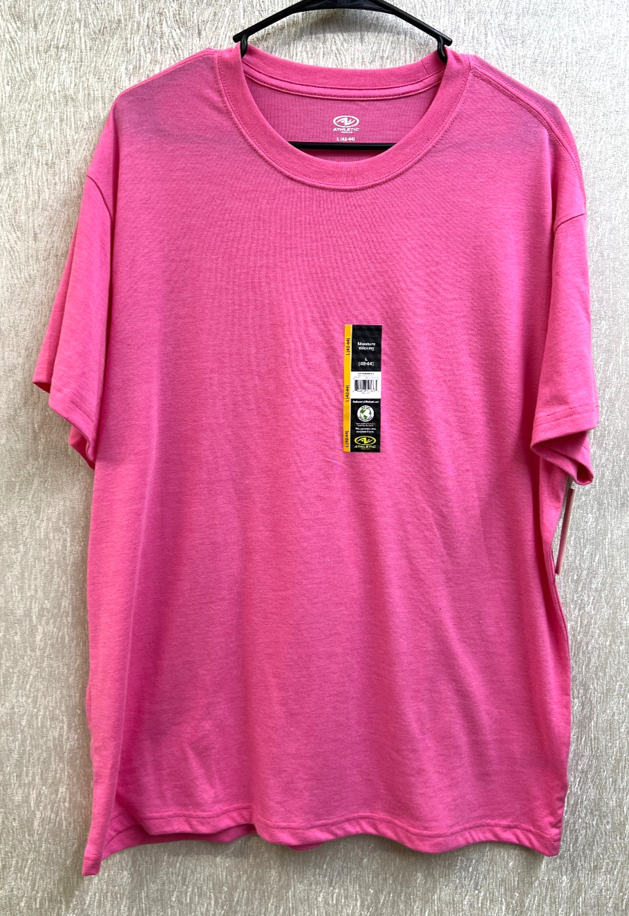 Athletic Works Salmon DriWorks Moisture Wicking Short Sleeve T-Shirt Size L gallery