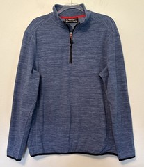 Avalanche Men’s quarter zip MED Activewear Long Sleeve Hiking Fleece Walking Run
