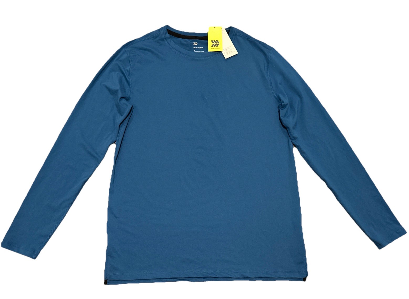 All In Motion LONG Sleeve Performance T-shirt Athletic WICKING Odor Resistant M gallery