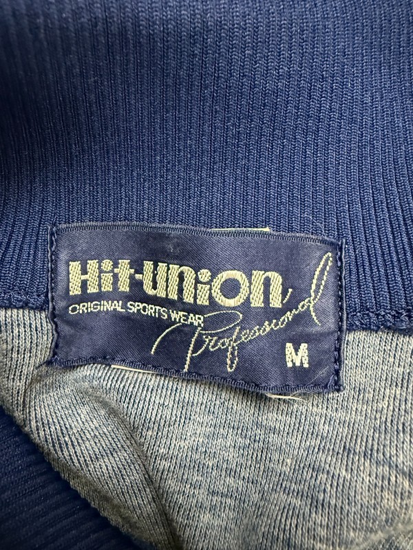 Hit Union Professional Plado Sportswear Jacket Blue Mens S 36 in Japan VTG 1980s gallery